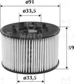 AKRON-MALÒ 1510049 - Масляний фільтр autocars.com.ua