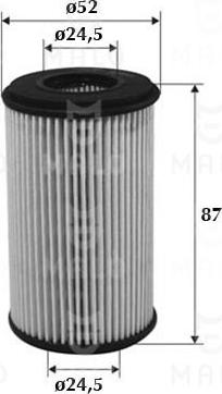 AKRON-MALÒ 1510057 - Масляний фільтр autocars.com.ua