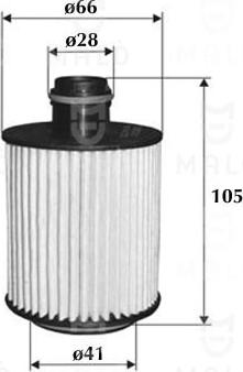 AKRON-MALÒ 1510069 - Масляний фільтр autocars.com.ua