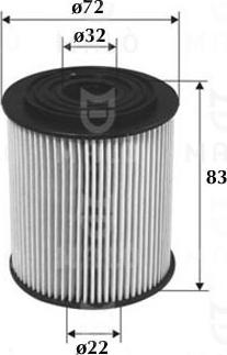 AKRON-MALÒ 1510083 - Масляний фільтр autocars.com.ua