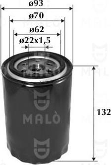 AKRON-MALÒ 1510088 - Масляний фільтр autocars.com.ua