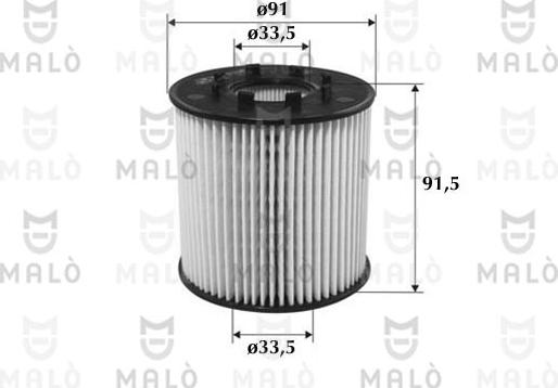 AKRON-MALÒ 1510090 - Масляний фільтр autocars.com.ua