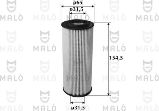 AKRON-MALÒ 1510096 - Масляний фільтр autocars.com.ua