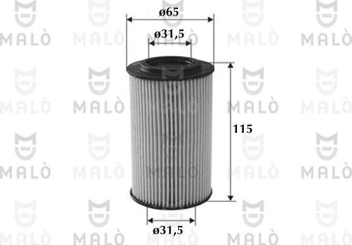 AKRON-MALÒ 1510104 - Масляний фільтр autocars.com.ua