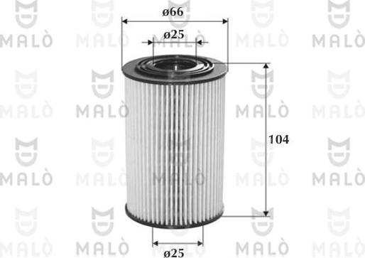 AKRON-MALÒ 1510113 - Масляний фільтр autocars.com.ua