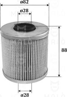 AKRON-MALÒ 1510121 - Масляний фільтр autocars.com.ua