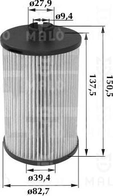 AKRON-MALÒ 1510130 - Масляний фільтр autocars.com.ua