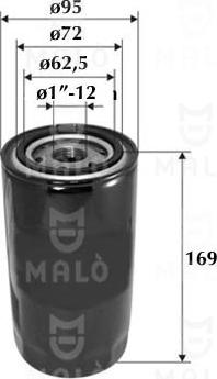 AKRON-MALÒ 1510131 - Масляний фільтр autocars.com.ua