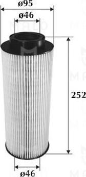 AKRON-MALÒ 1510133 - Масляний фільтр autocars.com.ua