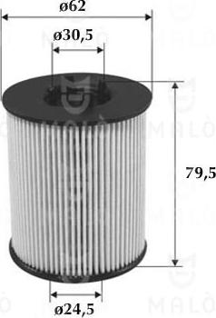 AKRON-MALÒ 1510139 - Масляний фільтр autocars.com.ua