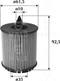 AKRON-MALÒ 1510140 - Масляний фільтр autocars.com.ua