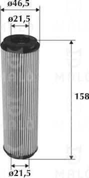 AKRON-MALÒ 1510141 - Масляний фільтр autocars.com.ua