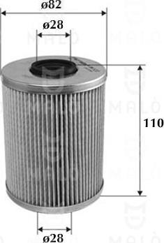 AKRON-MALÒ 1510142 - Масляний фільтр autocars.com.ua