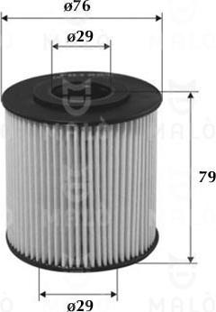 AKRON-MALÒ 1510152 - Масляний фільтр autocars.com.ua