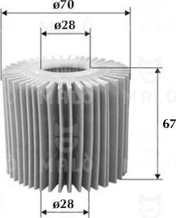 AKRON-MALÒ 1510154 - Масляний фільтр autocars.com.ua