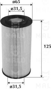 AKRON-MALÒ 1510164 - Масляний фільтр autocars.com.ua