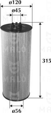 AKRON-MALÒ 1510173 - Масляний фільтр autocars.com.ua