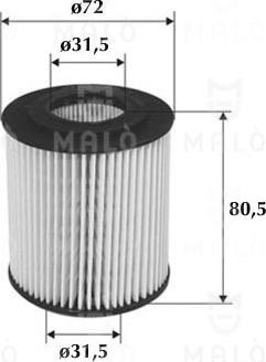 AKRON-MALÒ 1510174 - Масляний фільтр autocars.com.ua