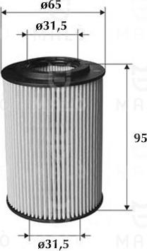 AKRON-MALÒ 1510178 - Масляний фільтр autocars.com.ua