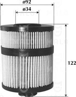 AKRON-MALÒ 1510180 - Масляний фільтр autocars.com.ua