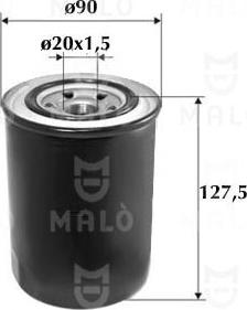 AKRON-MALÒ 1510186 - Масляний фільтр autocars.com.ua