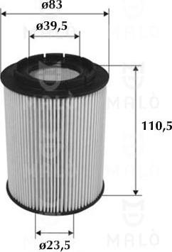 AKRON-MALÒ 1510189 - Масляний фільтр autocars.com.ua