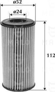 AKRON-MALÒ 1510205 - Масляний фільтр autocars.com.ua