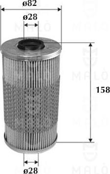 AKRON-MALÒ 1510206 - Масляний фільтр autocars.com.ua