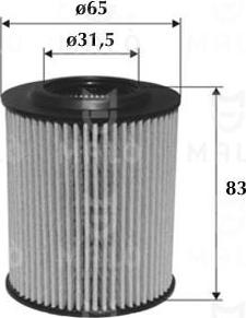 AKRON-MALÒ 1510207 - Масляний фільтр autocars.com.ua
