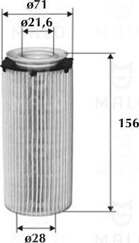 AKRON-MALÒ 1510211 - Масляний фільтр autocars.com.ua