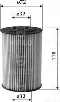 AKRON-MALÒ 1510212 - Масляний фільтр autocars.com.ua