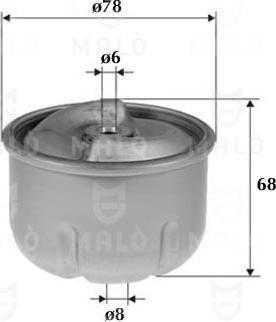 AKRON-MALÒ 1510225 - Масляний фільтр autocars.com.ua