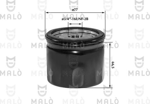 AKRON-MALÒ 1510243 - Масляний фільтр autocars.com.ua