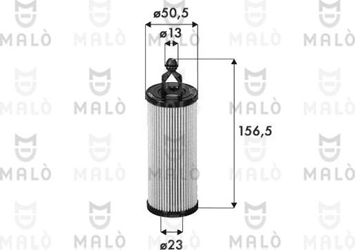 AKRON-MALÒ 1510255 - Масляний фільтр autocars.com.ua