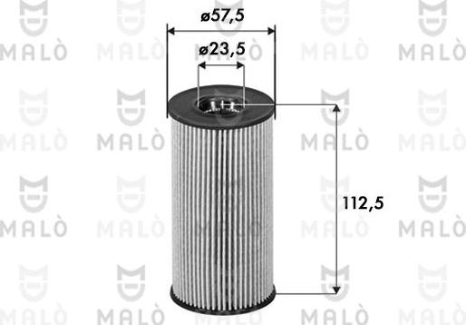 AKRON-MALÒ 1510257 - Масляний фільтр autocars.com.ua