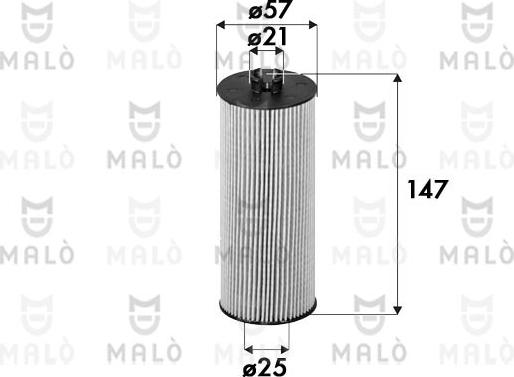 AKRON-MALÒ 1510258 - Масляний фільтр autocars.com.ua