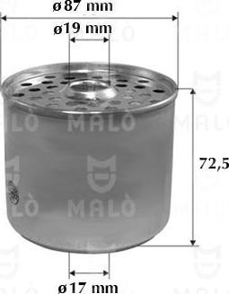 AKRON-MALÒ 1520001 - Паливний фільтр autocars.com.ua