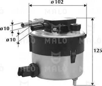 AKRON-MALÒ 1520009 - Паливний фільтр autocars.com.ua