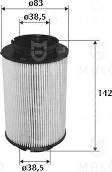 AKRON-MALÒ 1520023 - Паливний фільтр autocars.com.ua