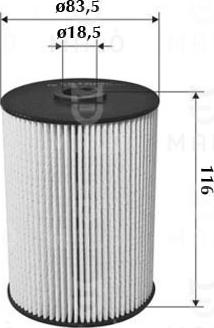 AKRON-MALÒ 1520029 - Паливний фільтр autocars.com.ua