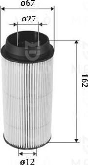 AKRON-MALÒ 1520030 - Паливний фільтр autocars.com.ua