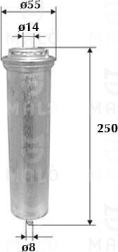 AKRON-MALÒ 1520036 - Паливний фільтр autocars.com.ua