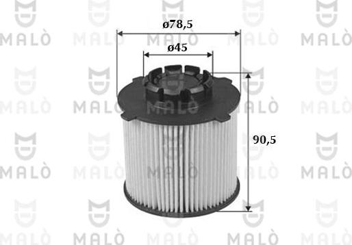 AKRON-MALÒ 1520043 - Паливний фільтр autocars.com.ua