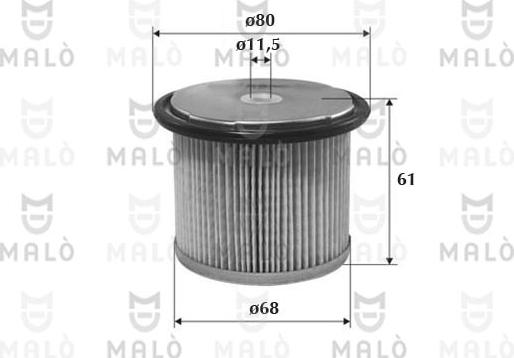 AKRON-MALÒ 1520055 - Паливний фільтр autocars.com.ua