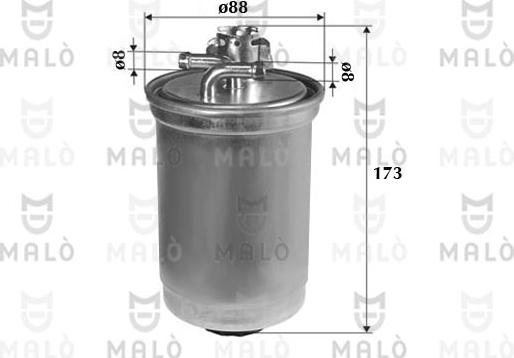 AKRON-MALÒ 1520061 - Паливний фільтр autocars.com.ua