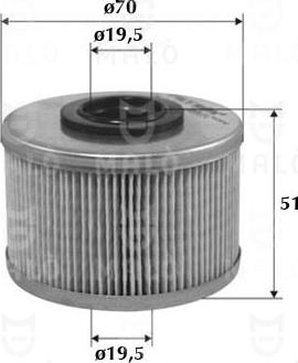 AKRON-MALÒ 1520062 - Паливний фільтр autocars.com.ua