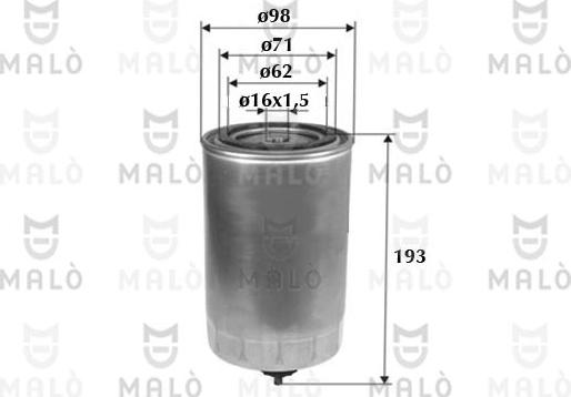 AKRON-MALÒ 1520064 - Паливний фільтр autocars.com.ua