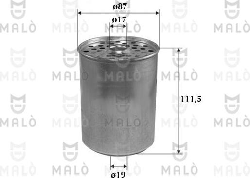 AKRON-MALÒ 1520080 - Паливний фільтр autocars.com.ua