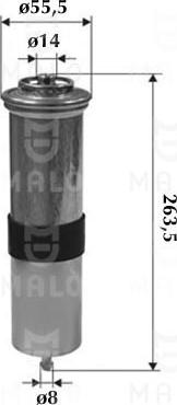 AKRON-MALÒ 1520082 - Паливний фільтр autocars.com.ua