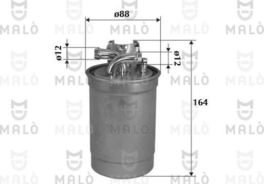 AKRON-MALÒ 1520085 - Паливний фільтр autocars.com.ua